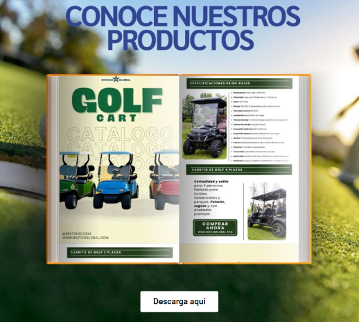 Catálogo Más Reciente - Carritos de Golf Bintang Global